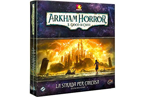 Asmodee 9608 Arkham Horror LCG - Der Weg nach Carcosa Kartenspiel, Singles, Mehrfarbig von Asmodee