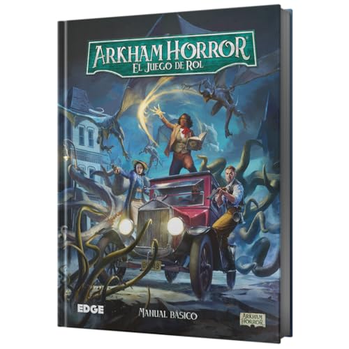 Asmodee Arkham Horror RPG Basishandbuch, Rollenspiel, ab 14 Jahren, 1 bis 6 Spieler, 45-360 Minuten pro Spiel, Spanisch Asmodee Arkham Horror RPG Basishandbuch, Rollenspiel, ab 14 Jahren, 1 bis 6 Spieler, 45-360 Minuten pro Spiel, Spanisch von Asmodee