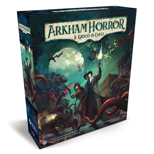 Asmodee - Arkham Horror: Das Kartenspiel, LCG, Basisset aktualisiert 2021-1-4 Spieler, 14+ Jahre, Englische Ausgabe von Asmodee