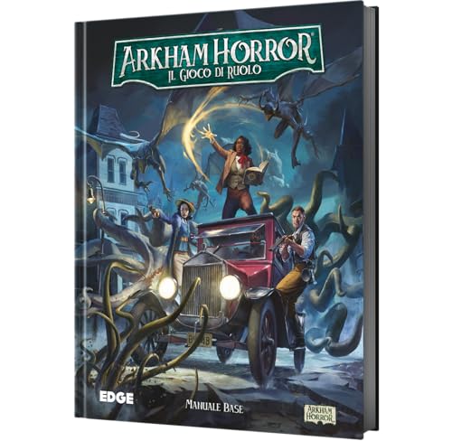 Asmodee Arkham Horror: Das Rollenspiel - Grundhandbuch, 14+ Jahre, 2-6 Spieler, italienische Ausgabe von Asmodee
