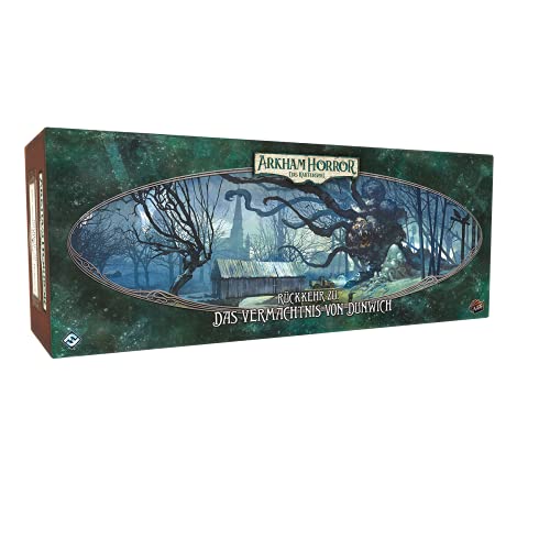 Fantasy Flight Games | Arkham Horror: LCG – Rückkehr zu: Das Vermächtnis von Dunwich | Erweiterung | Expertenspiel | Kartenspiel | 1-4 Spieler | Ab 14+ Jahren | 45+ Minuten | Deutsch von Fantasy Flight Games