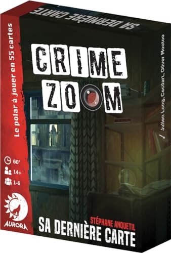 Asmodee Aurora Crime Zoom: Sa letzte Karte – Gesellschaftsspiele – Ermittlungsspiele – Beobachtungsspiele – ab 14 Jahren – 1 bis 6 Spieler – französische Version Asmodee Aurora Crime Zoom: Sa letzte Karte – Gesellschaftsspiele – Ermittlungsspiele – Beobachtungsspiele – ab 14 Jahren – 1 bis 6 Spieler – französische Version von Asmodee