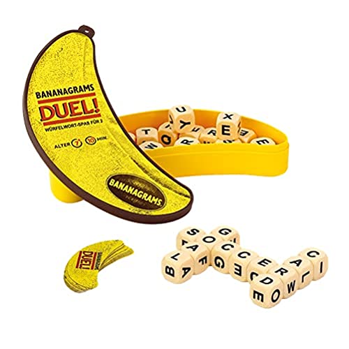 Bananagrams | Bananagrams Duel | Familienspiel | Wortspiel | 2 Spieler | Ab 7+ Jahren | 10+ Minuten | Deutsch von BANANAGRAMS