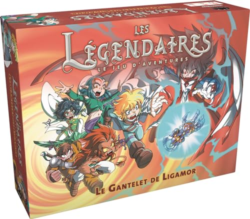 Asmodee Black Book Editions Das Legendäre Abenteuerspiel: Der Gantelet von Ligamor – Gesellschaftsspiel – Rollenspiel ab 7 Jahren – 3 bis 6 Spieler – französische Version von Asmodee