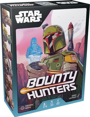 Asmodee - Bounty Hunters – Gesellschaftsspiel – Kartenspiel – Draft-Spiel – 2 bis 6 Spieler – ab 10 Jahren – französische Version von Asmodee