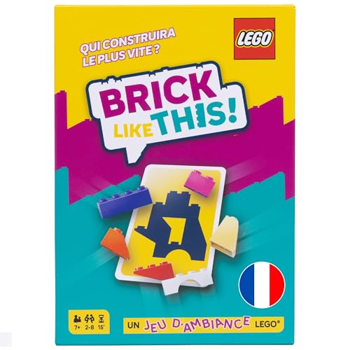 Asmodee - Brick Like This! Das offizielle Lego Spiel – schnelles und lustiges Bauspiel für die ganze Familie: Kinder, Jugendliche und Erwachsene – 15 Minuten, 2 bis 8 Spieler, ab 7 Jahren von Asmodee
