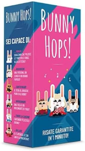 Asmodee Bunny Hops, Brettspiel, Partyspiel, 4-16 Spieler, 14+ Jahre - Italienische Sprache Asmodee Bunny Hops, Brettspiel, Partyspiel, 4-16 Spieler, 14+ Jahre - Italienische Sprache von Asmodee