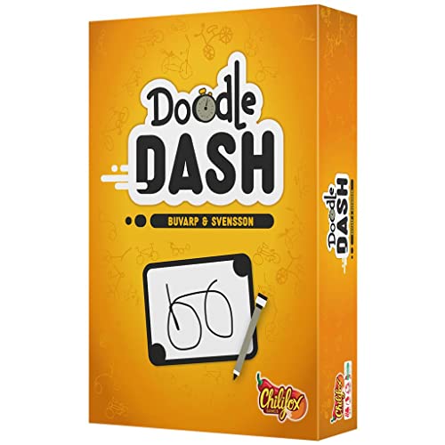 Asmodee CFDD01ES Doodle Dash, bunt, S von Asmodee