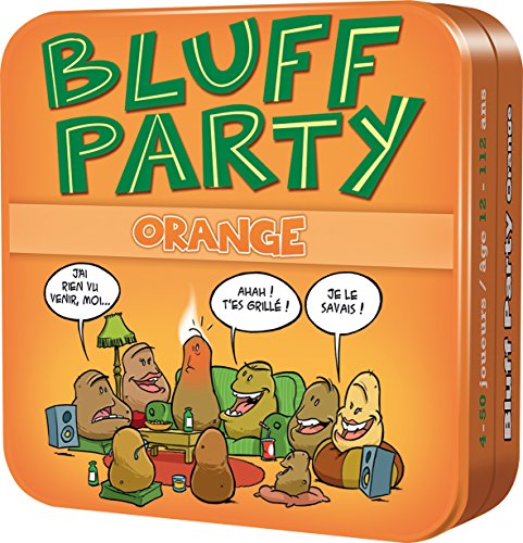 Asmodee CGBPO01 Bluff Party Orange Tabletop_Game von Asmodee
