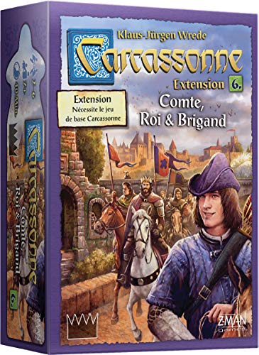 Carcassonne - Erweiterung: GRAF, König und Brigand - Asmodee - Brettspiel - Legespiel von Asmodee