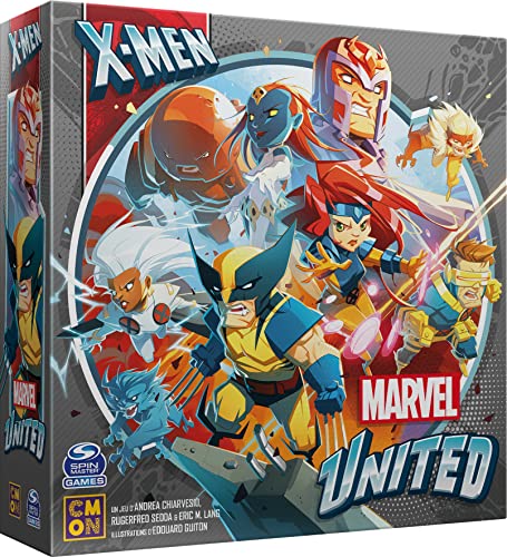Asmodee Cmon Marvel United X-Men United Gesellschaftsspiele Kartenspiele Kooperatives Spiel für Erwachsene und Kinder ab 14 Jahren – 1 bis 4 Spieler – 45 Minuten – französische Version Asmodee Cmon Marvel United X-Men United Gesellschaftsspiele Kartenspiele Kooperatives Spiel für Erwachsene und Kinder ab 14 Jahren – 1 bis 4 Spieler – 45 Minuten – französische Version von Asmodee