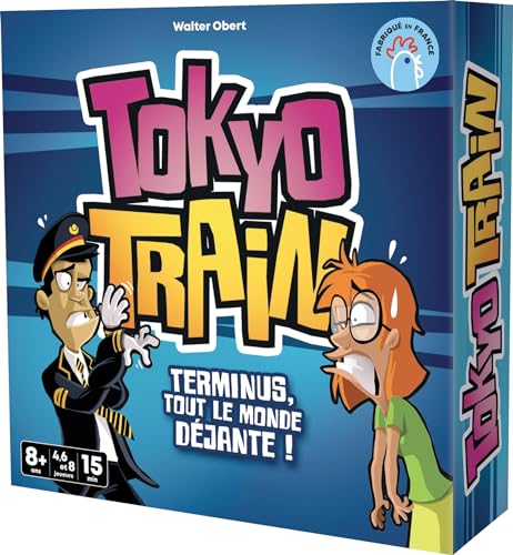Asmodee Cocktail Games Tokyo Zug – Gesellschaftsspiele – Kartenspiele – Gesellschaftsspiele ab 8 Jahren – 4 bis 8 Spieler – französische Version von Asmodee