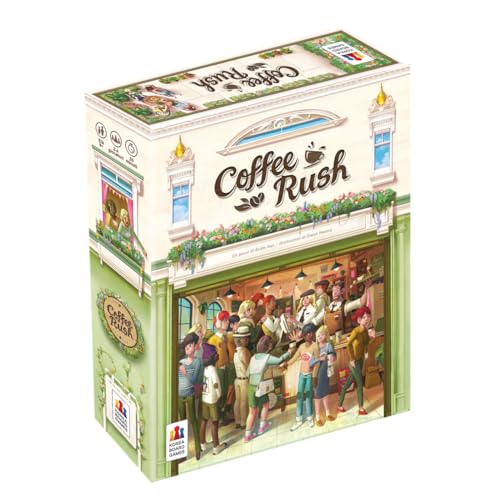 Asmodee - Coffee Rush - Brettspiel, 2-4 Spieler, 8+ Jahre, italienische Ausgabe Asmodee - Coffee Rush - Brettspiel, 2-4 Spieler, 8+ Jahre, italienische Ausgabe von Asmodee