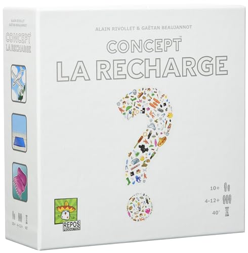 Asmodee - Konzept: Erweiterung The Refill - Ratespiel für Kinder ab 10 Jahren - mit 990 unveröffentlichten Vorschlägen - Brettspiel 4 bis 12 Spieler - 40 Min - auf Französisch - Repos Produktion von Asmodee