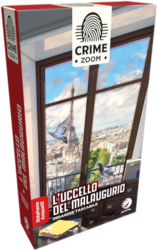 Asmodee - Crime Zoom A Bird of Ill Omen, Kartenspiel, Untersuchung, italienische Ausgabe, 8151 von Asmodee