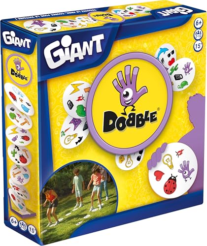 Zygomatic Dobble XXL Gesellschaftsspiel, ab 6 Jahren, 2-8 Spieler, 15 Minuten von ASMODEE