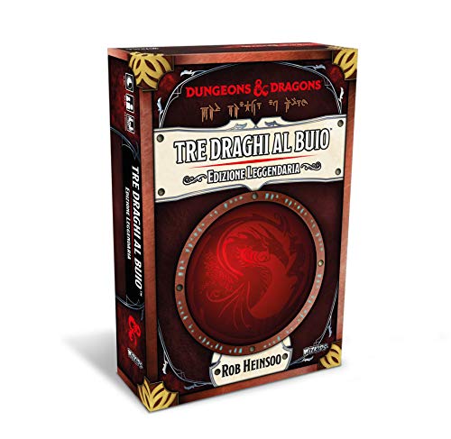 Asmodee - DREI Drachen im Dunkeln: Legendäre Ausgabe, Kartenspiel, Italienische Ausgabe, 4046 von Asmodee