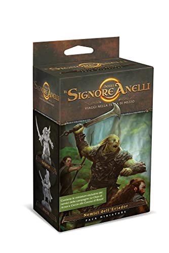 Asmodee - Der Herr der Ringe, Reisen in die mittlere Erweiterung Nemici des Eriador Brettspiel Pack Miniatur, Farbe, 10701 von Asmodee