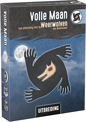 ASMODEE Die Werwölfe von Wakkerdam - Vollmond - Kartenspiel - Enthält 40 Neue Karten, um Weervolven noch spannender zu Machen - 10+ - 1-28 Spieler - DE von ASMODEE
