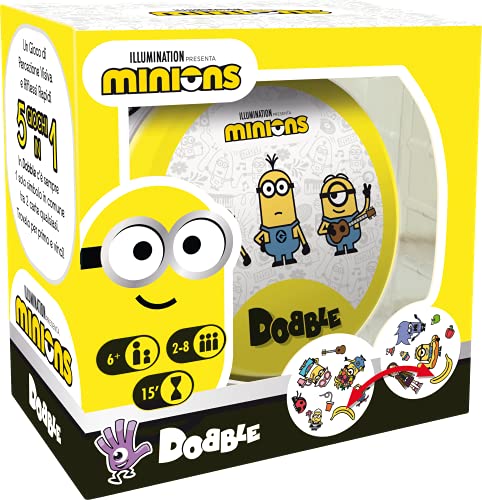 Asmodee - Dobble: Minions, Kartenspiel für die ganze Familie, italienische Ausgabe, 8252, 6-99 Jahre Asmodee - Dobble: Minions, Kartenspiel für die ganze Familie, italienische Ausgabe, 8252, 6-99 Jahre von Asmodee