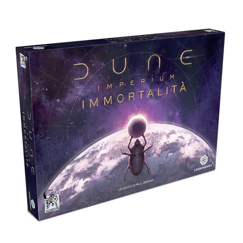 Asmodee - Dune Imperium: Unsterblichkeit, Erweiterung, Tischspiel, 1-4 Spieler, ab 13 Jahren, Ausgabe in Italienisch von Asmodee