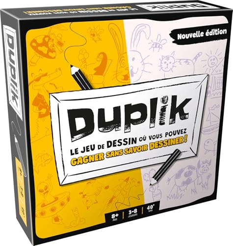 Asmodee Duplik Big Box – Zeichenspiel für Kinder ab 8 Jahren, Gesellschaftsspiel und Gesellschaftsspiel für die Familie, lustig für die Nuls beim Zeichnen, 3 bis 10 Spieler, 45 Mi, französische Asmodee Duplik Big Box – Zeichenspiel für Kinder ab 8 Jahren, Gesellschaftsspiel und Gesellschaftsspiel für die Familie, lustig für die Nuls beim Zeichnen, 3 bis 10 Spieler, 45 Mi, französische von Asmodee