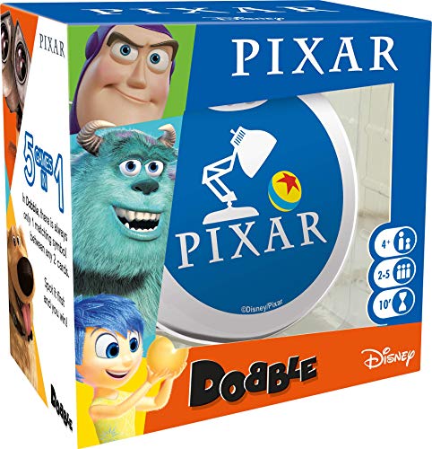 Asmodee, Dobble Pixar, Card Game, Ages 6+, 2-8 Players, 15 Minutes Playing Time von Asmodee