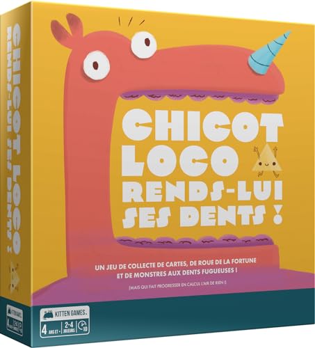 Asmodee - Chicot Loco – Urkomisches & pädagogisches Gesellschaftsspiel für Kinder ab 4 Jahren – Kartenspiel für Familie – sammelt die Zähne des Mafflu – 2 bis 4 Spieler – 10 Minuten – auf Französisch Asmodee - Chicot Loco – Urkomisches & pädagogisches Gesellschaftsspiel für Kinder ab 4 Jahren – Kartenspiel für Familie – sammelt die Zähne des Mafflu – 2 bis 4 Spieler – 10 Minuten – auf Französisch von Asmodee