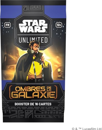 Asmodee FFG – Star Wars: Unlimited Schatten der Galaxie – Booster mit 16 Karten (zufällige Modell) – Sammelkarten – Gesellschaftsspiel – für Erwachsene und Kinder, ab 12 Jahren – französische Version von Asmodee