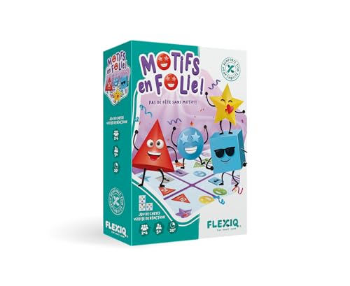 Asmodee FlexiQ Motive in Folie – Gesellschaftsspiele – Kartenspiele – Beobachtungsspiele – Spiele für Kinder ab 5 Jahren – 2 bis 4 Spieler – französische Version von Asmodee