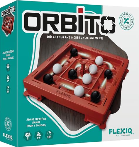 Asmodee FlexiQ Orbito – Gesellschaftsspiele – Strategiespiele – Denkspiele – Familienspiel ab 7 Jahren – 2 Spieler – französische Version von Asmodee