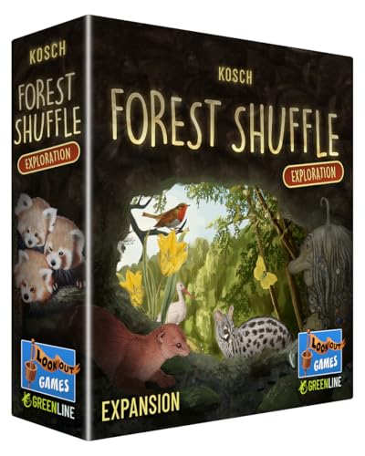 Asmodee Forest Shuffle: Exploration, Brettspiel-Erweiterung, ab 10 Jahren, 1-5 Spieler, 60 Minuten Spieldauer von Asmodee