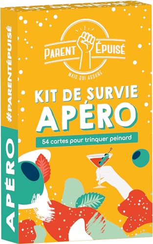 Asmodee - Funomenum – Elternteil ausverkauft: Überlebensset Aperitif – Gesellschaftsspiele – Kartenspiele – Spiele für Kinder ab 4 Jahren – 2 Spieler – französische Version von Asmodee