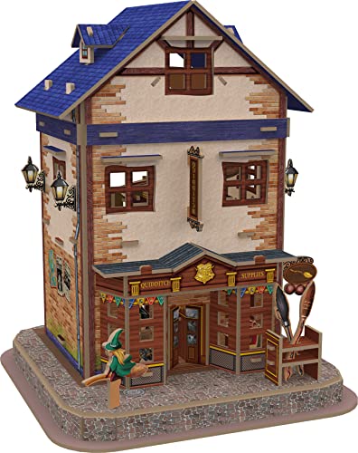 Asmodee 4D51068 4D CWL | Harry Potter Zubehörgeschäft | Bauspiel | Puzzle | ab 8 Jahren | 1 Joeur | 120 Minuten, Quidditch Store - Französische Sprache von Asmodee