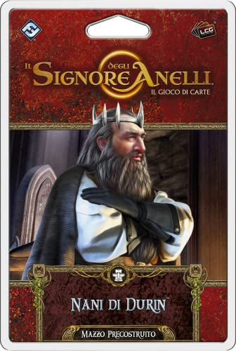 Asmodee - Herr der Ringe, Kartenspiel: Durin-Zwerge, vorgefertigtes Deck, italienische Ausgabe, 10712 von Asmodee Italia