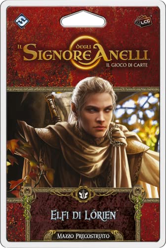 Asmodee - Herr der Ringe, Kartenspiel: Lórien Elves, vorgefertigtes Deck, italienische Ausgabe, 10713 von Asmodee Italia
