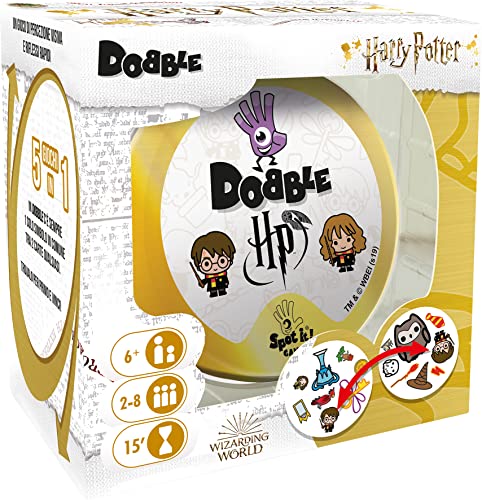 Asmodee 8243 Harry Potter Dobble Brettspiel - Italienische Sprache von Asmodee