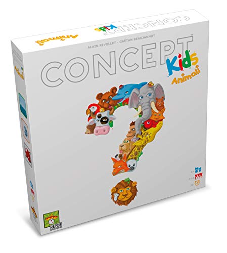 Asmodee - Concept Kids Tiere Brettspiel für die ganze Familie - Italienische Sprache Asmodee - Concept Kids Tiere Brettspiel für die ganze Familie - Italienische Sprache von Asmodee