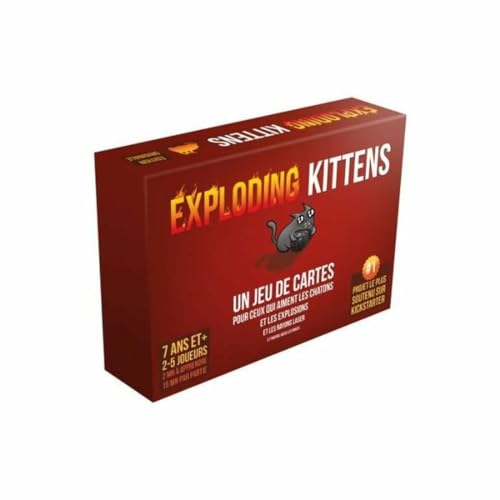 Asmodee JEU Exploding Kittens NEU [SPE] - Französische Sprache von Asmodee