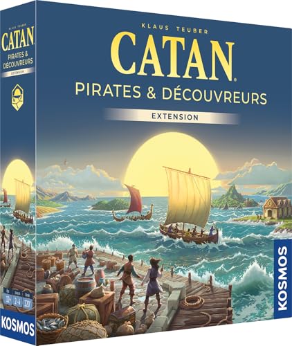 Asmodee - Katan: Piraten & Entdecker – Kosmos – Gesellschaftsspiele – strategische Erweiterung Refresh 2025 – ab 12 Jahren – 2 bis 4 Spieler – französische Version Asmodee - Katan: Piraten & Entdecker – Kosmos – Gesellschaftsspiele – strategische Erweiterung Refresh 2025 – ab 12 Jahren – 2 bis 4 Spieler – französische Version von Asmodee