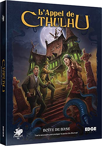 Asmodee - L'APPEL DE Cthulhu - Grundspiel - Episches Rollenspiel für Erwachsene und Kinder ab 14 Jahren - Inspiriert vom Lovecraft Universum - 1 + Spieler - Französische Version - Edge Entertainment von Asmodee