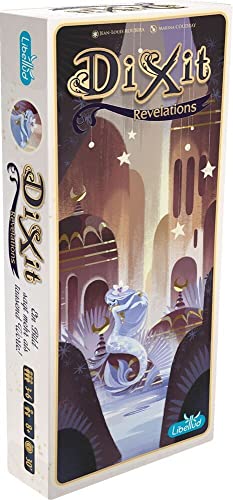 Libellud, Dixit 7 – Revelations, Erweiterung, Familienspiel, Kartenspiel, 3-8 Spieler, Ab 8+ Jahren, 30+ Minuten, Deutsch von Libellud