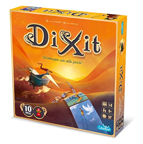 Asmodee - Dixit - Brettspiel für Fantasie und Fantasie, 3-8 Spieler, 8+ Jahre - Italienische Sprache Asmodee - Dixit - Brettspiel für Fantasie und Fantasie, 3-8 Spieler, 8+ Jahre - Italienische Sprache von Asmodee Italia