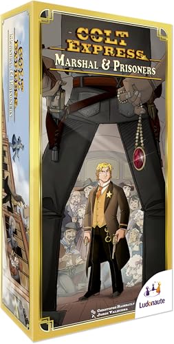 Asmodee LUCOEX03FR Colt Express Marshal und Gefangene Gesellschaftsspiel, Mehrfarbig von Asmodee
