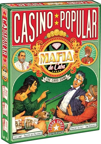 Asmodee Le sens des Aiguilles de Cuba Casino Popular – Gesellschaftsspiele – Kartenspiele – Bluff- und Strategiespiele ab 10 Jahren – 4 bis 10 Spieler – französische Version von Asmodee