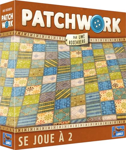 Asmodee Lookout Games Patchwork – Gesellschaftsspiele – Brettspiele – Spiel für Kinder, Erwachsene und Familie – ab 8 Jahren – 2 Spieler – 30 Minuten – französische Version von Asmodee