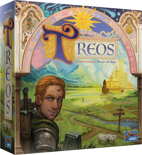 Asmodee Lookout Games Treos Gesellschaftsspiele Brettspiel für Familie und Kinder ab 10 Jahren – 2 bis 4 Spieler – 30 Minuten – französische Version von Asmodee