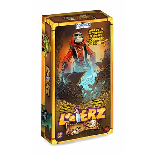 Asmodee - Looterz Rigor Mortis Kartenspiel in Italienisch Pendragon Games Studio, Farbe, 0535 von Asmodee