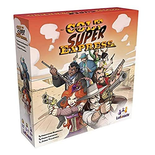 Asmodee | Ludonaute | Colt Super Express | Familienspiel | Kartenspiel | 3-7 Spieler | Ab 8+ Jahren | 15+ Minuten | Deutsch Asmodee | Ludonaute | Colt Super Express | Familienspiel | Kartenspiel | 3-7 Spieler | Ab 8+ Jahren | 15+ Minuten | Deutsch von Ludonaute