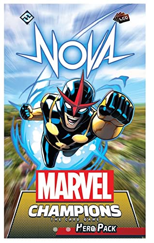 Asmodee - Marvel Champions Das Kartenspiel: Nova - Erweiterung, Pack Eroe, Italienische Ausgabe von Asmodee